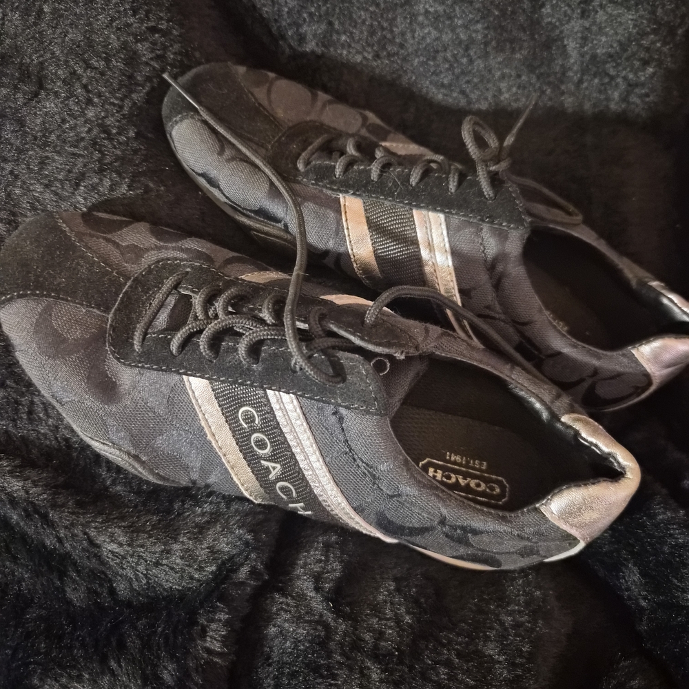 Coach Black and Gray Sneakers